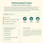 Little Hunter Freeze Dried Raw Chicken Breast Treats Package Back